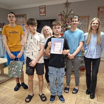 zwycięzcy konkursu na najładniejszy wystrój świąteczny pokój, I miejsce